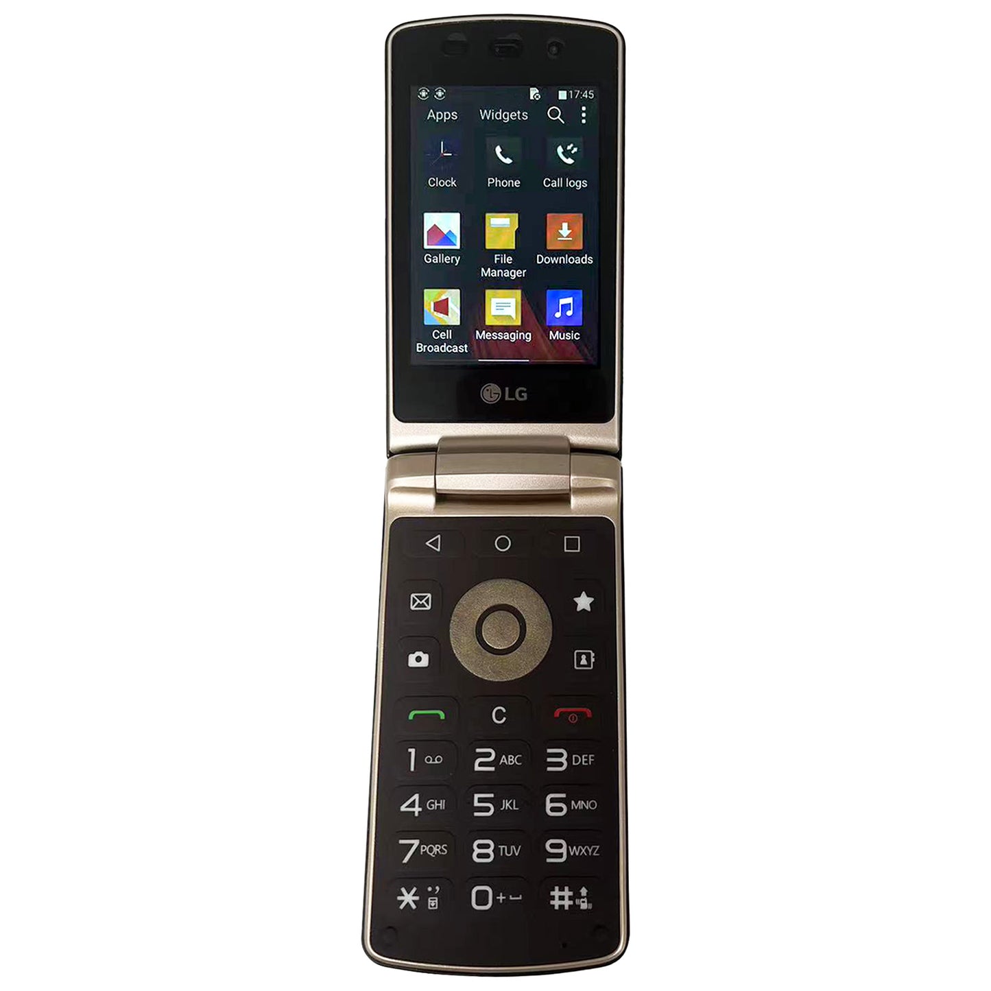 LG Wine Smart H410 Black — Unlocked 4G Android Flip Phone — Refurbished