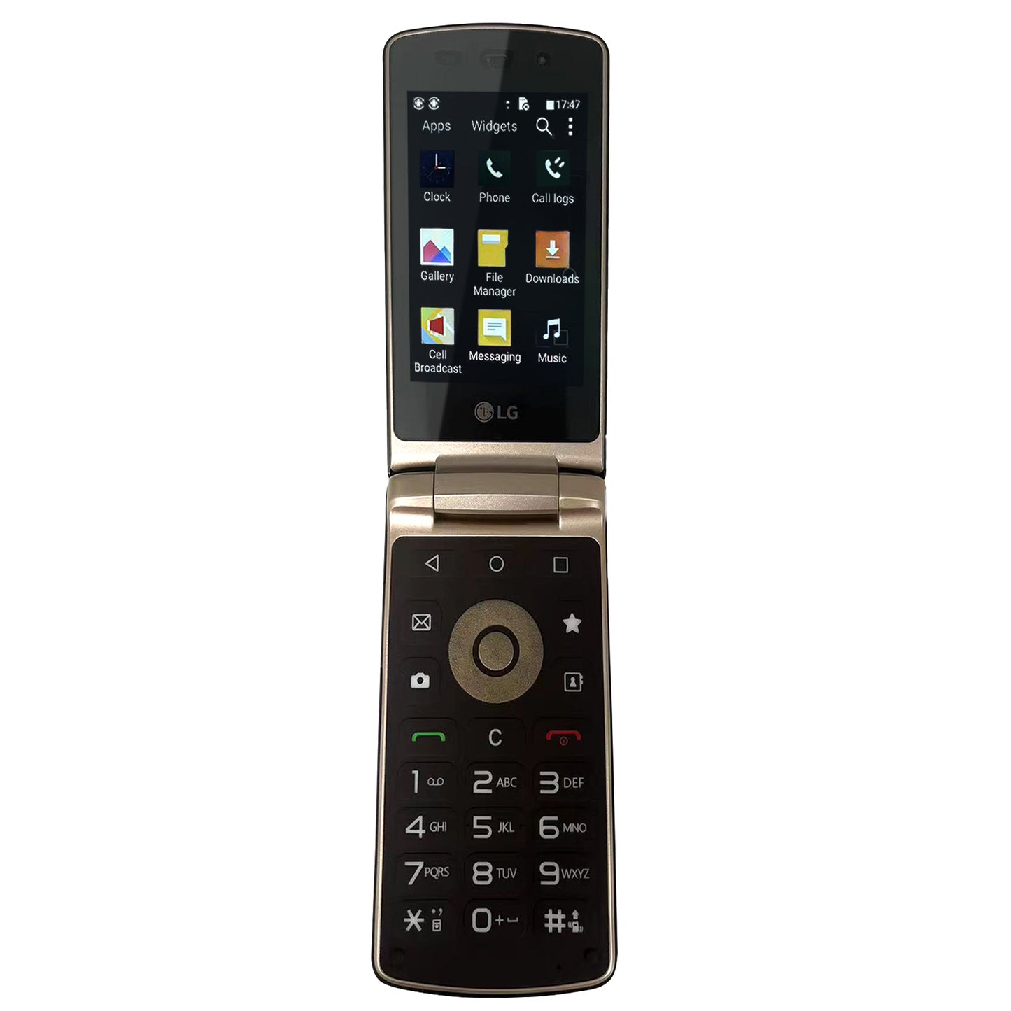 LG Wine Smart H410 Black — Unlocked 4G Android Flip Phone — Refurbished