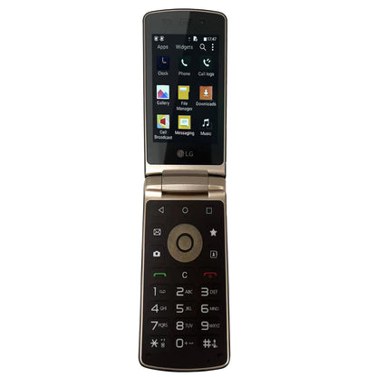 LG Wine Smart H410 Black — Unlocked 4G Android Flip Phone — Refurbished