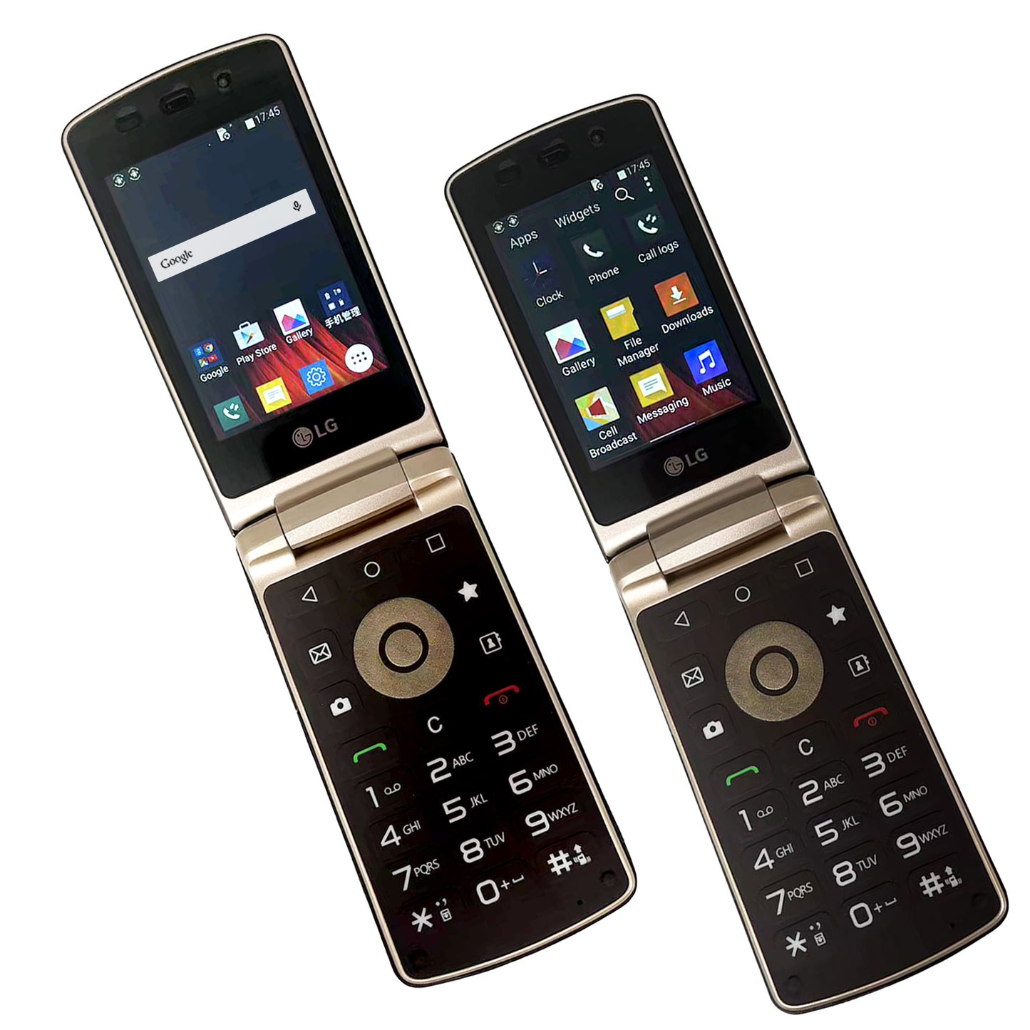 LG Wine Smart H410 Black — Unlocked 4G Android Flip Phone — Refurbished
