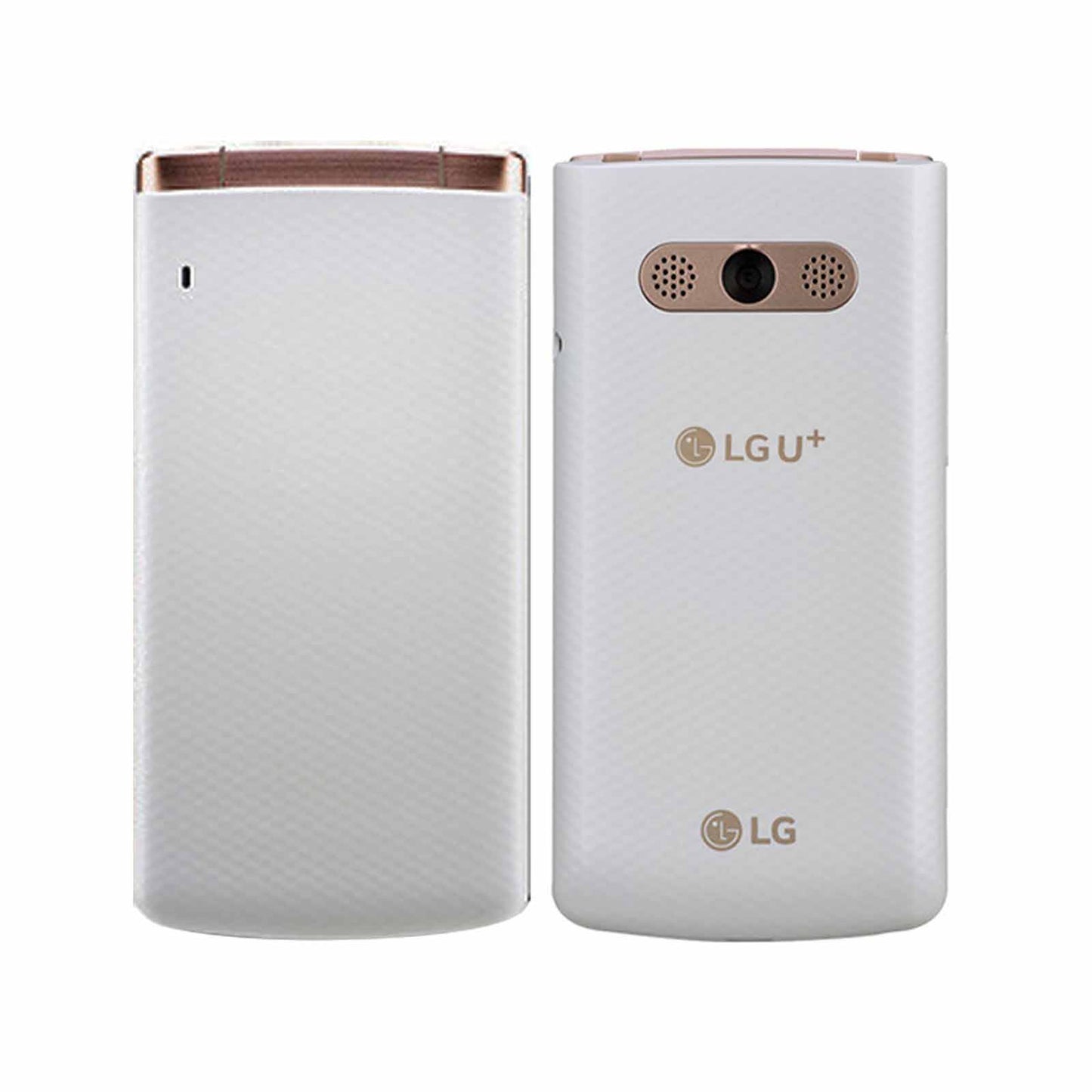 LG Smart Folder X100S White – Unlocked 4G Android Flip Phone - Refurbished