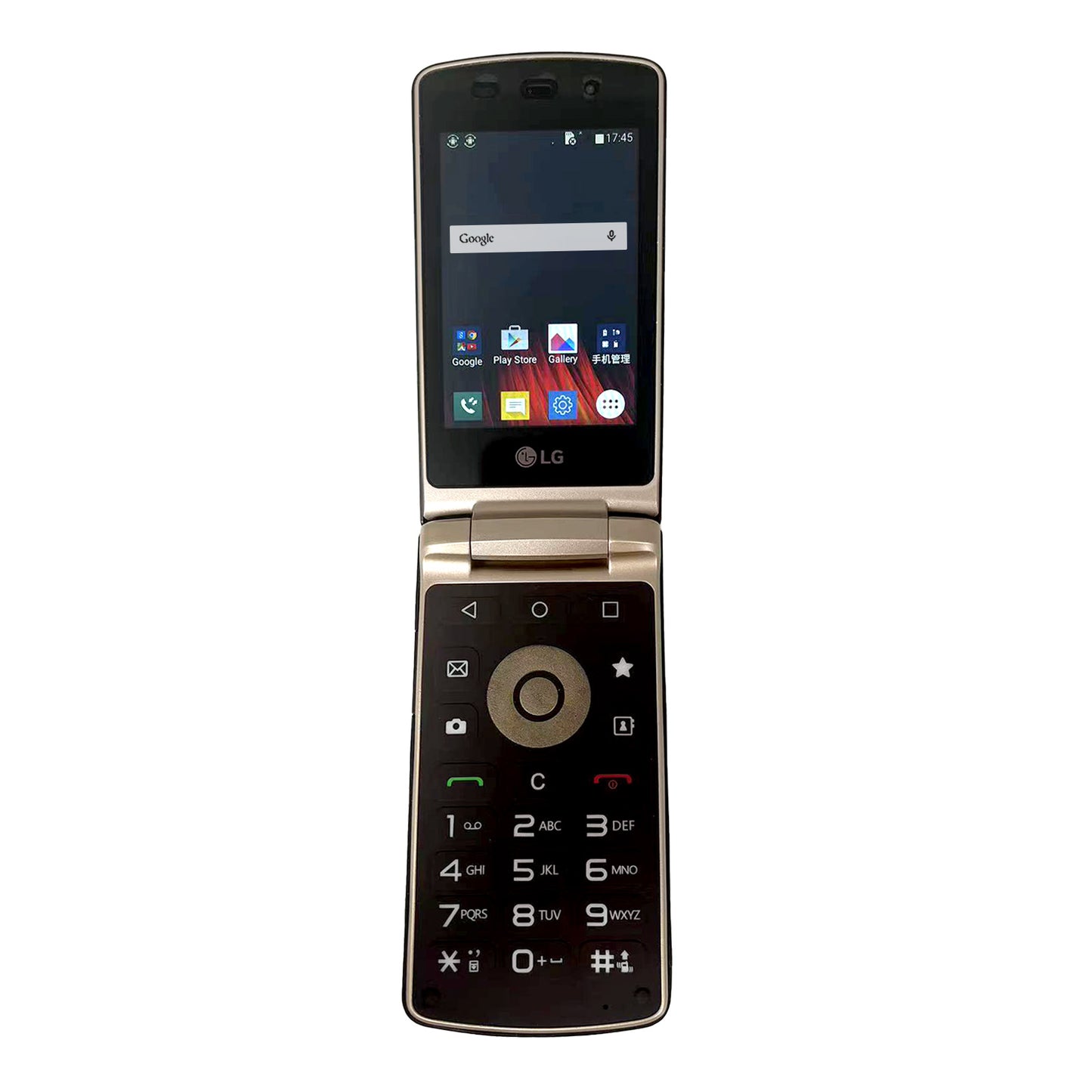 LG Wine Smart H410 Black — Unlocked 4G Android Flip Phone — Refurbished
