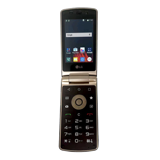 LG Wine Smart H410 Black — Unlocked 4G Android Flip Phone — Refurbished