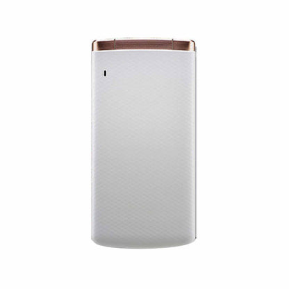 LG Smart Folder X100S White – Unlocked 4G Android Flip Phone - Refurbished